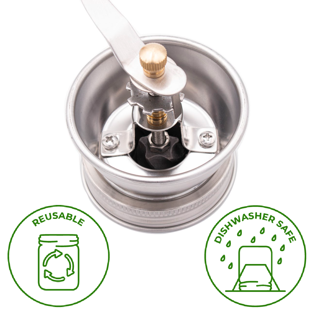 Coffee Grinder Lid for Mason Jars