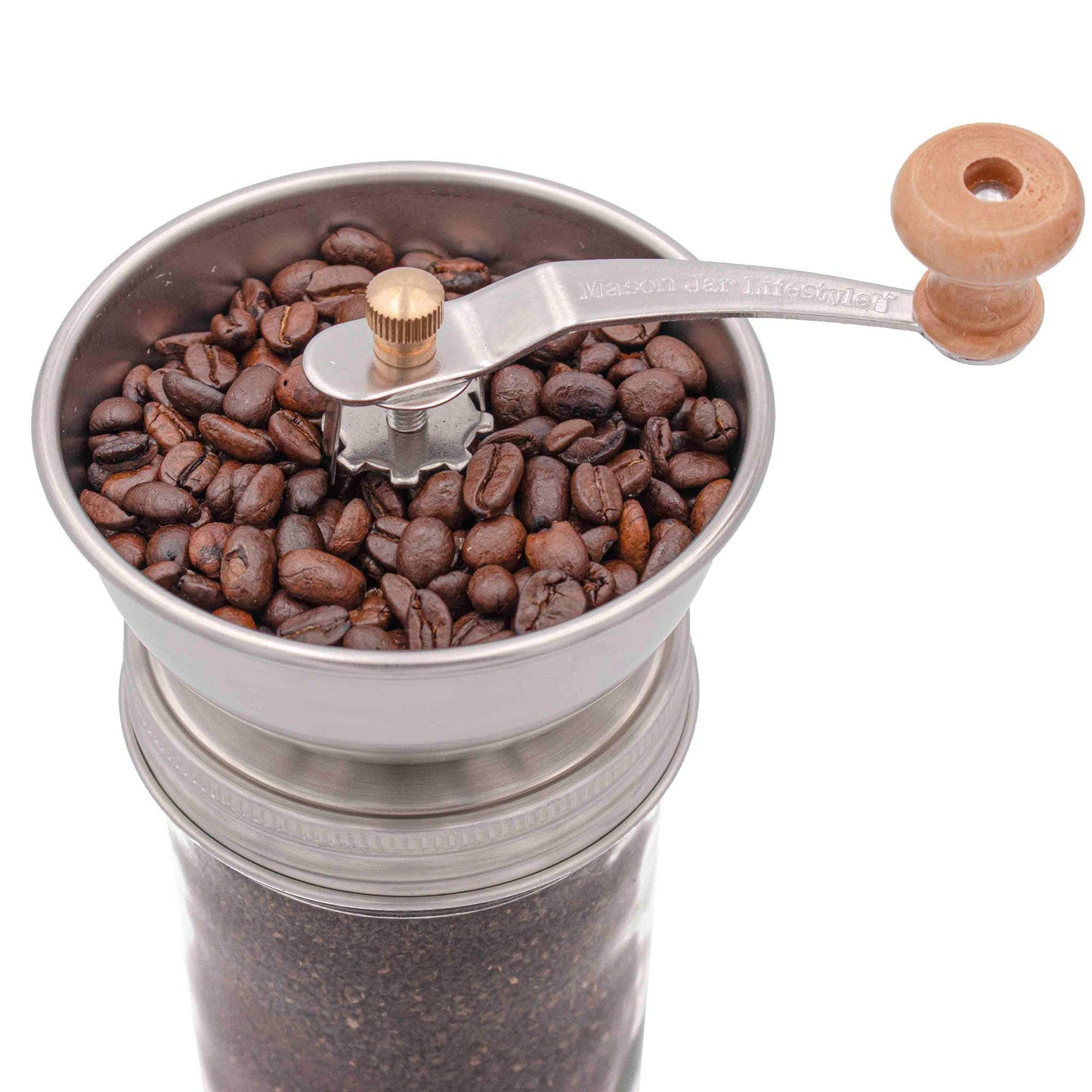 Coffee Grinder Lid for Mason Jars