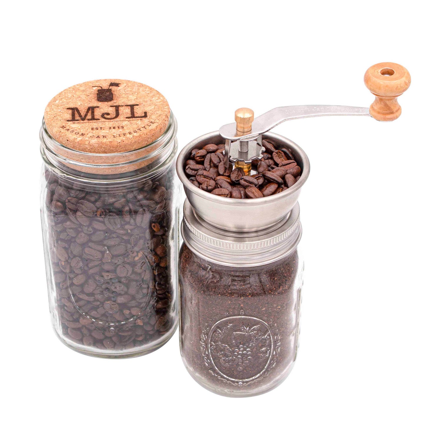 Coffee Grinder Lid for Mason Jars